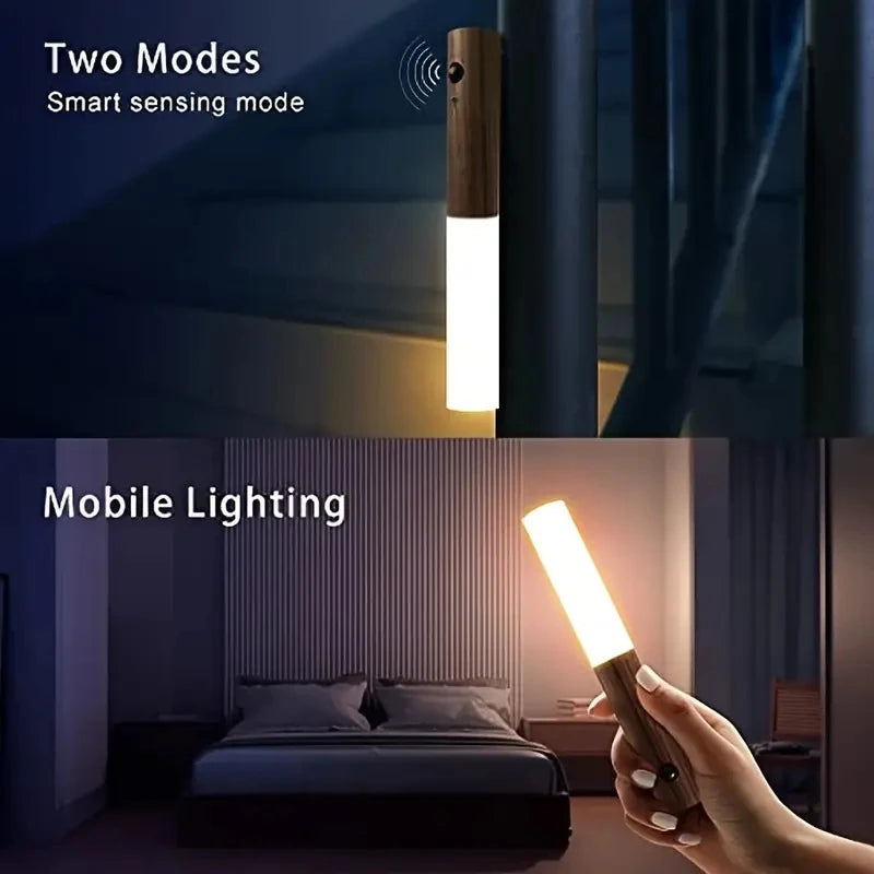 Night Light, LED Rechargeable Corridor Cabinet Wall Light