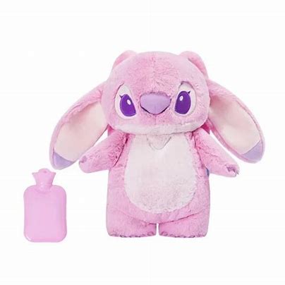 Disney Stitch Angel Lotso Plush Hand Warm Bottle