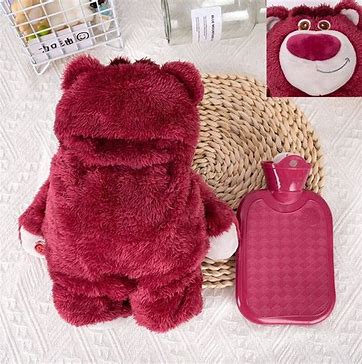 Disney Stitch Angel Lotso Plush Hand Warm Bottle